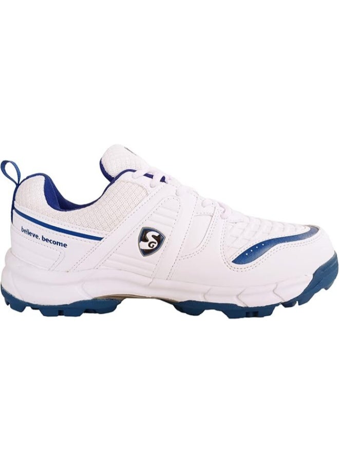SG STEADLER 6.0 Cricket Shoes (White/Royal Blue) - UK 10 - Image 4